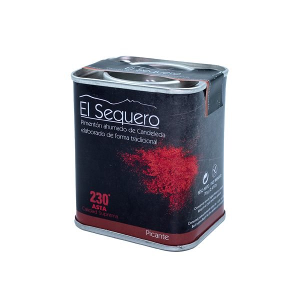 Pimentón ahumado picante. El Sequero