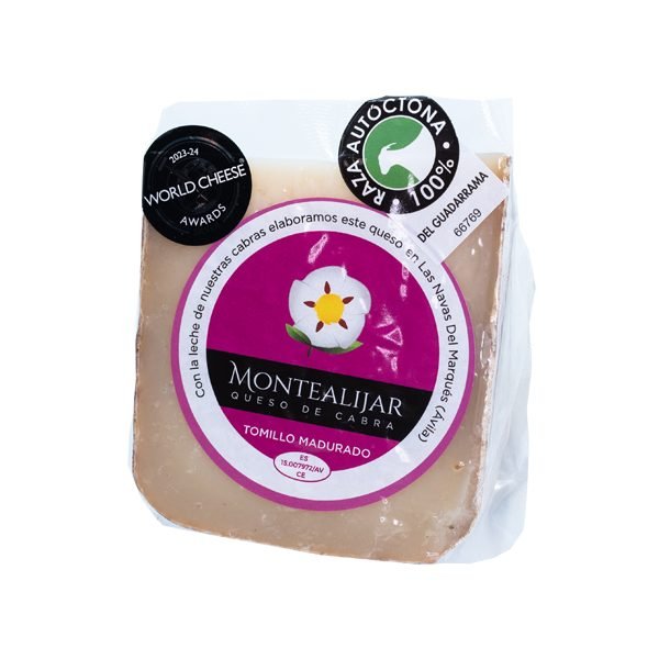 Queso De Cabra Con Tomillo Madurado. Montealijar
