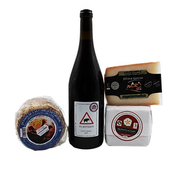 Lote de Quesos Cabra y Vino Berrakin