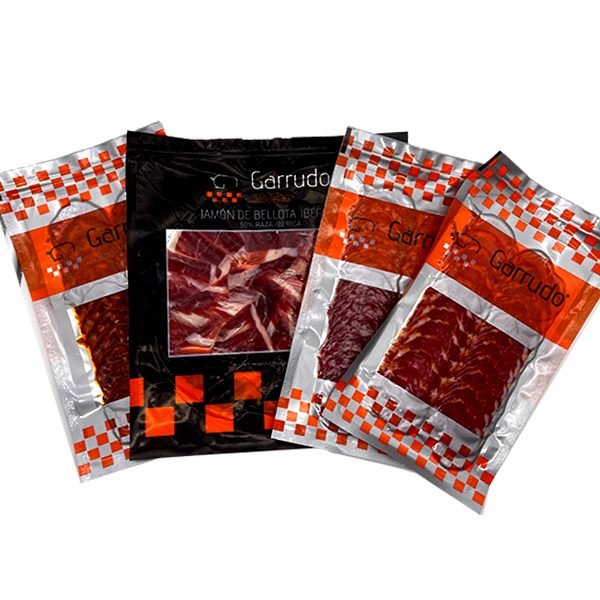 Lote 4 Blíster Ibéricos de Bellota 50% Raza Ibérica – 100 g c/u