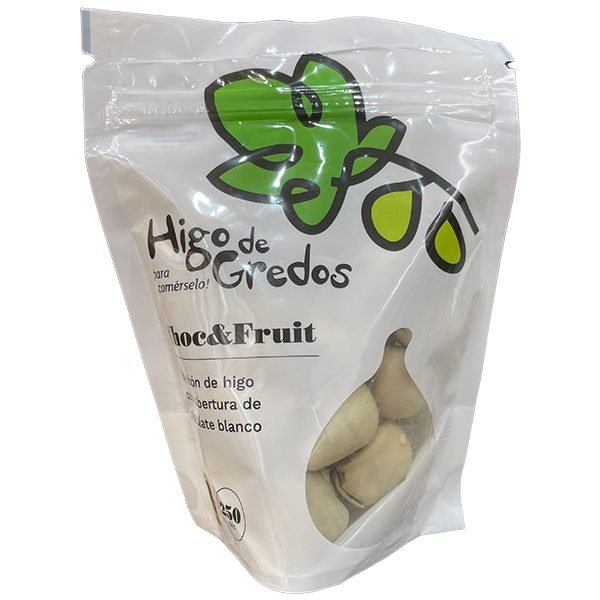 Bombón de Higo con cobertura de Chocolate Blanco – Higo de Gredos 250gr