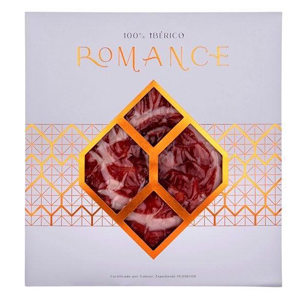 Jamón 100% Ibérico de Bellota Corte a cuchillo. Romance 100gr aprox