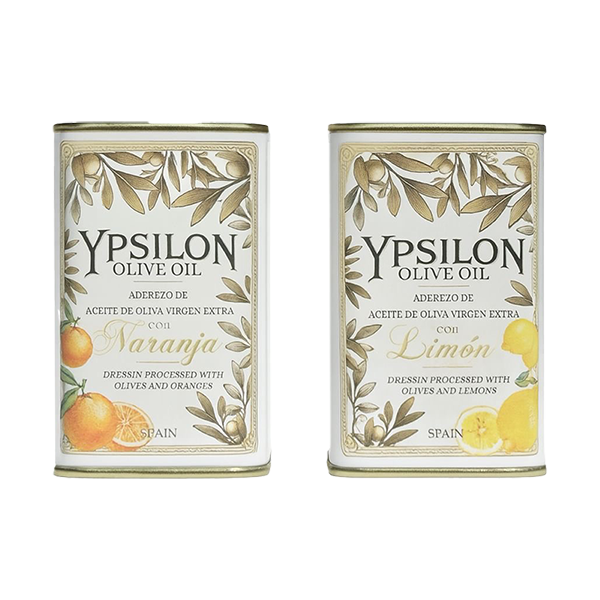 Pack de 2 AOVE Ypsilon. Naranja y Limón