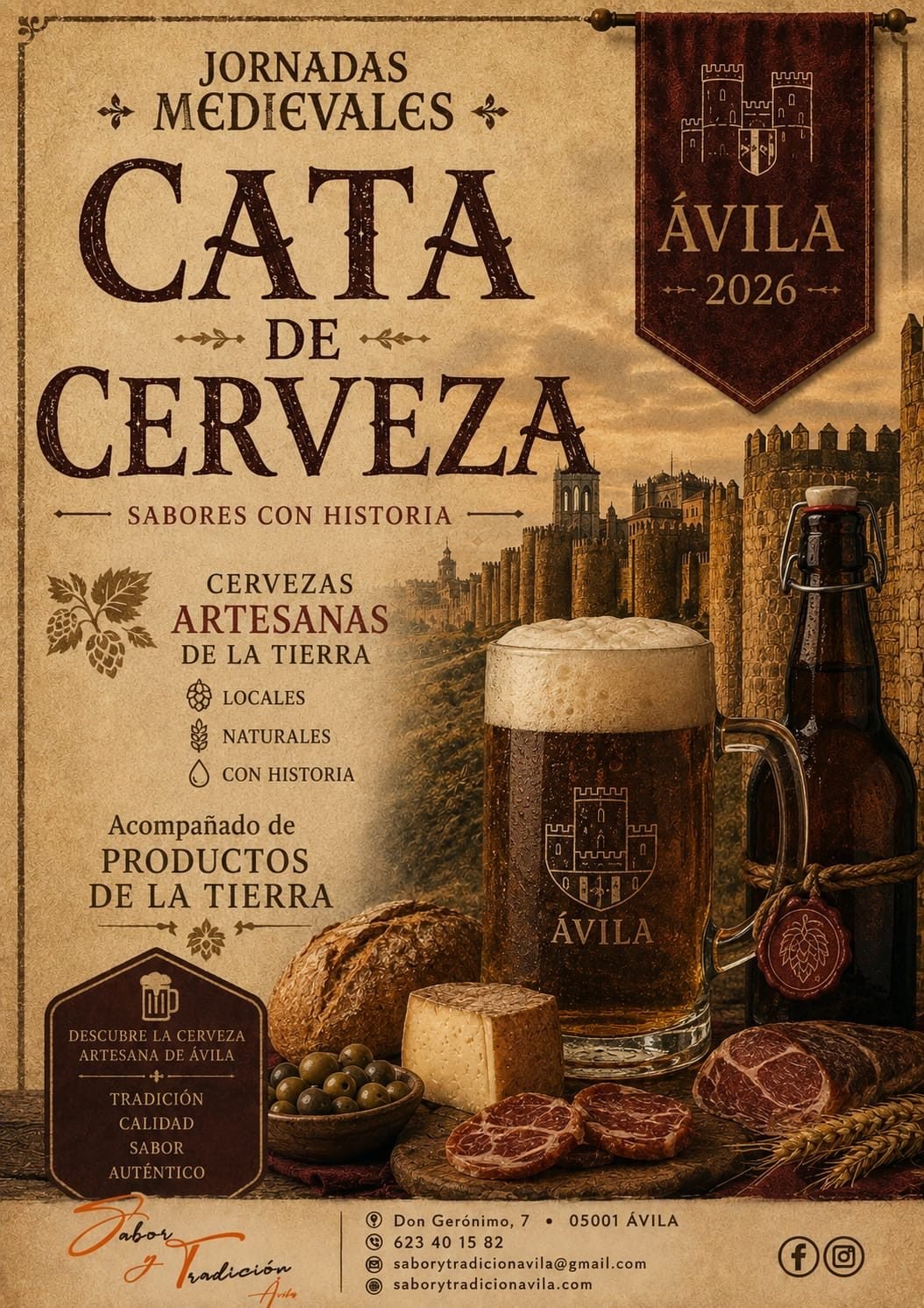 Cata de Cervezas y Maridajes Medievales